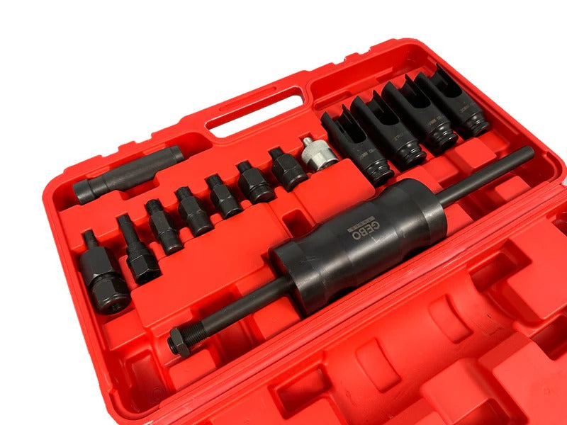Комплект екстрактор за инжектори, 14 части, дизел GEBO TOOLS