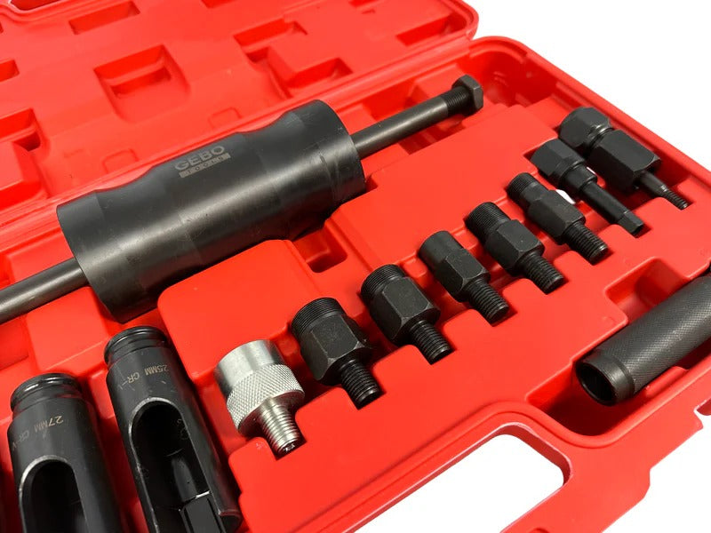 Комплект екстрактор за инжектори, 14 части, дизел GEBO TOOLS