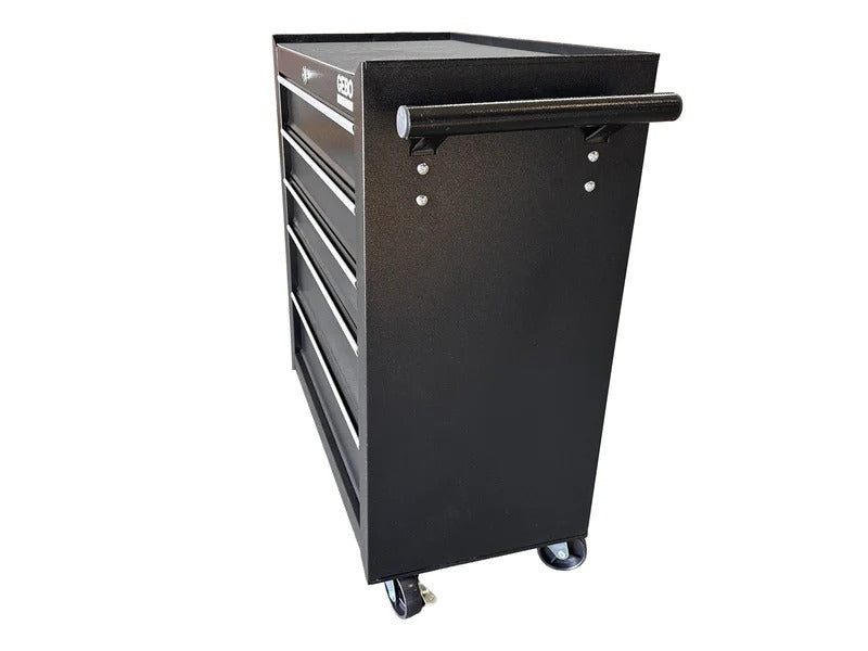 Шкаф за инструменти с 5 чекмеджета, черен GEBO TOOLS