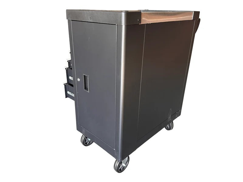 Професионален шкаф с инструменти с 7 чекмеджета, 7 карбонови модула и 262 части GEBO TOOLS