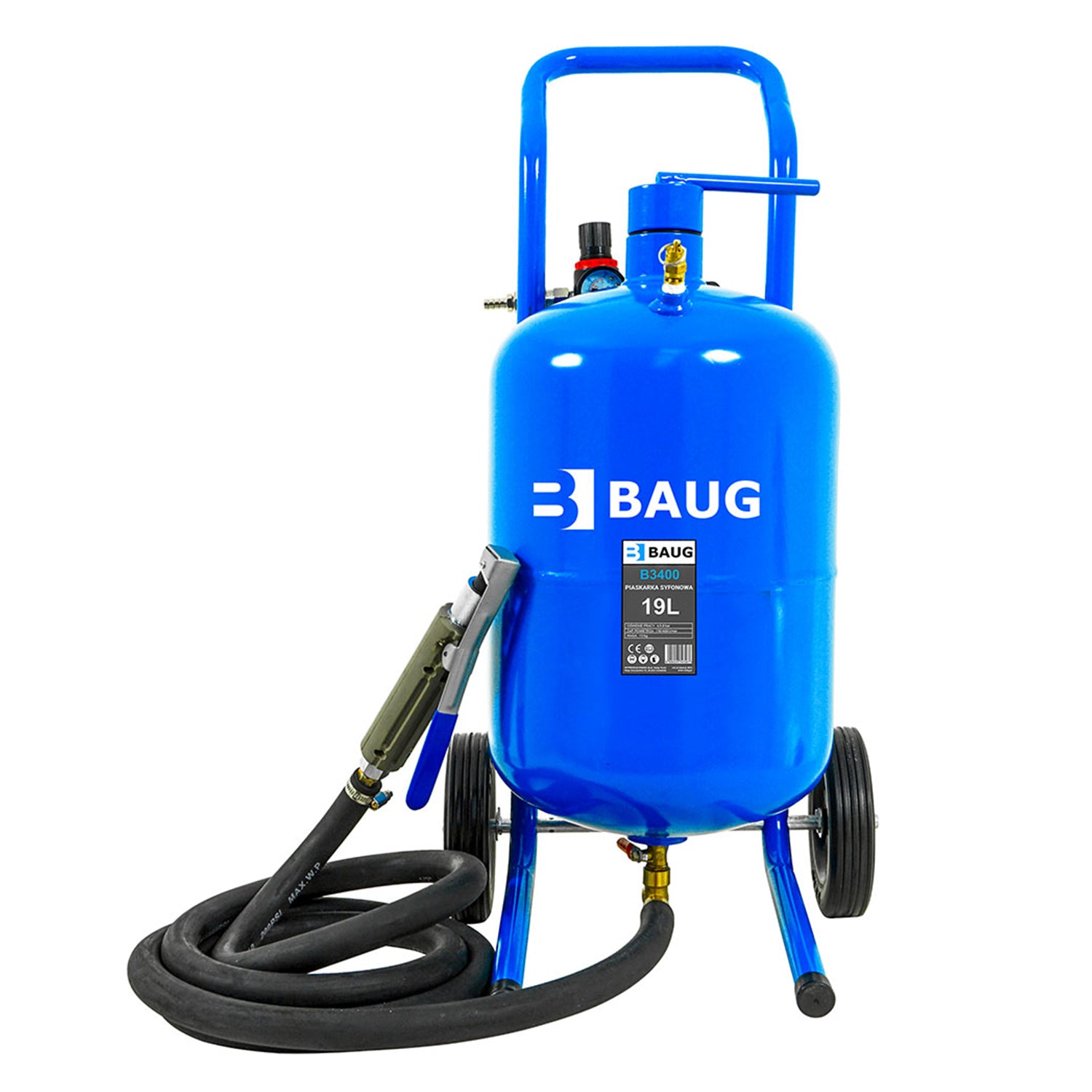 Устройство за външно пясъкоструене 19 л - BAUG
