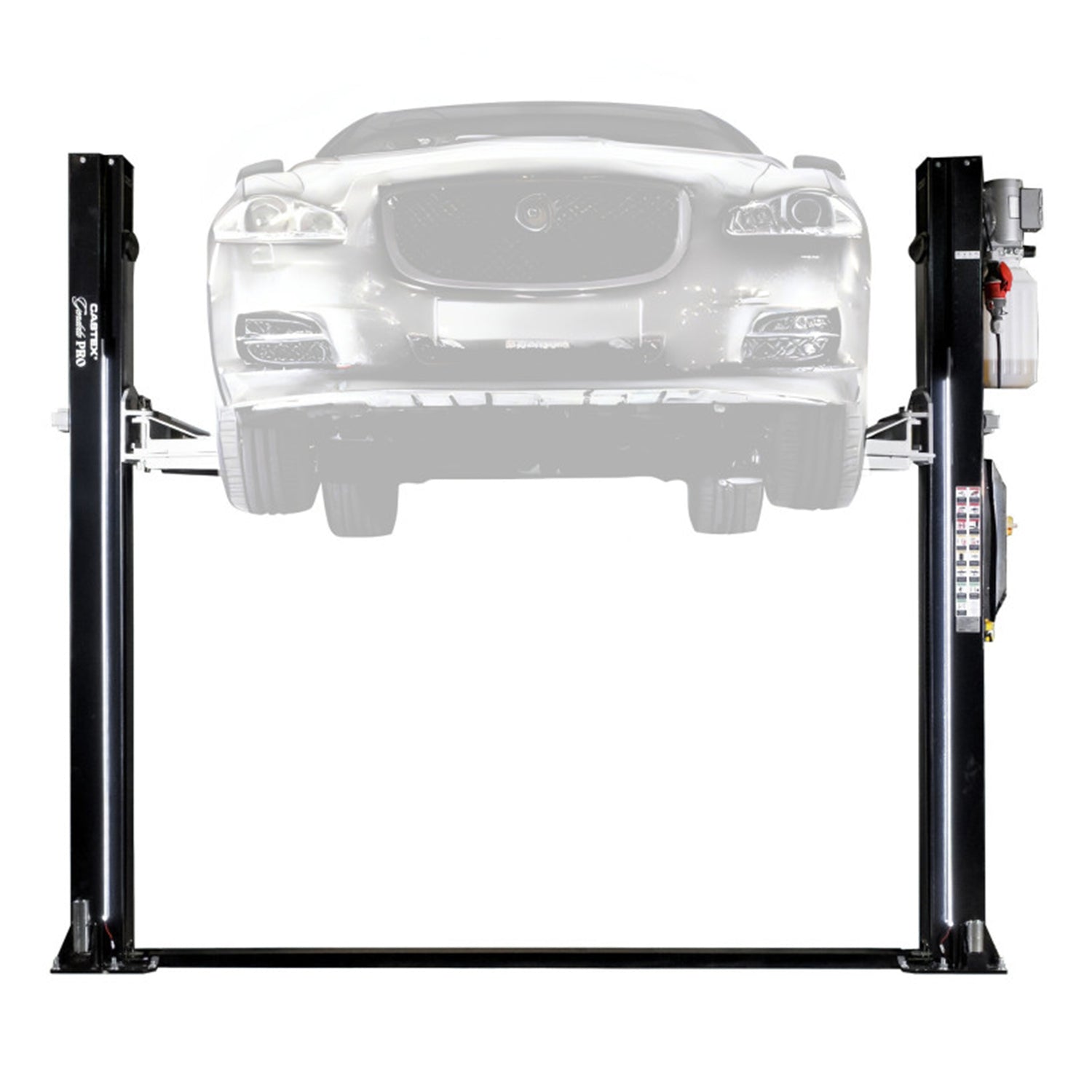 Двуколонен подемник 4.5 т с LED осветление, с автоматично електрохидравлично отключване 230 V Castex + безплатно масло