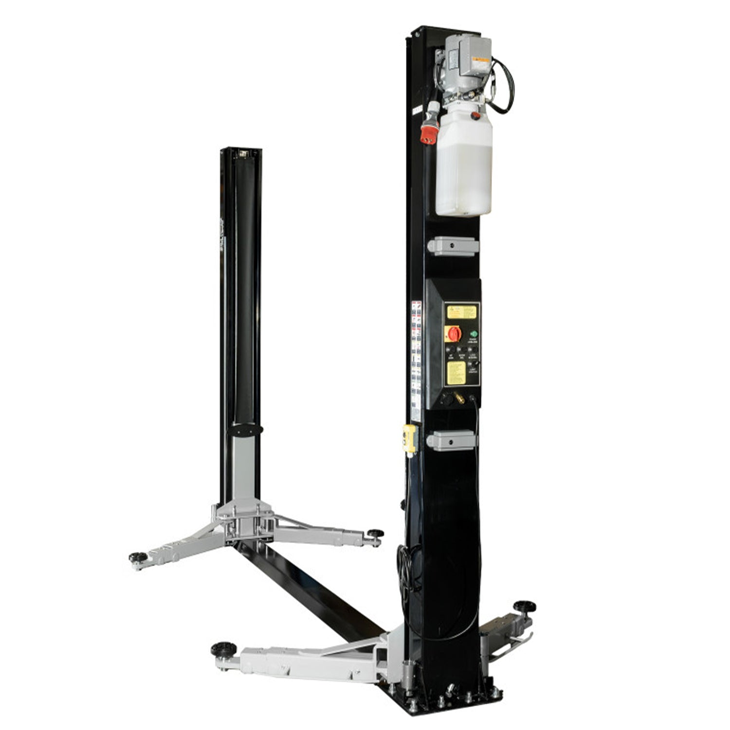 Двуколонен подемник 4.5 т с LED осветление, с автоматично електрохидравлично отключване 230 V Castex + безплатно масло