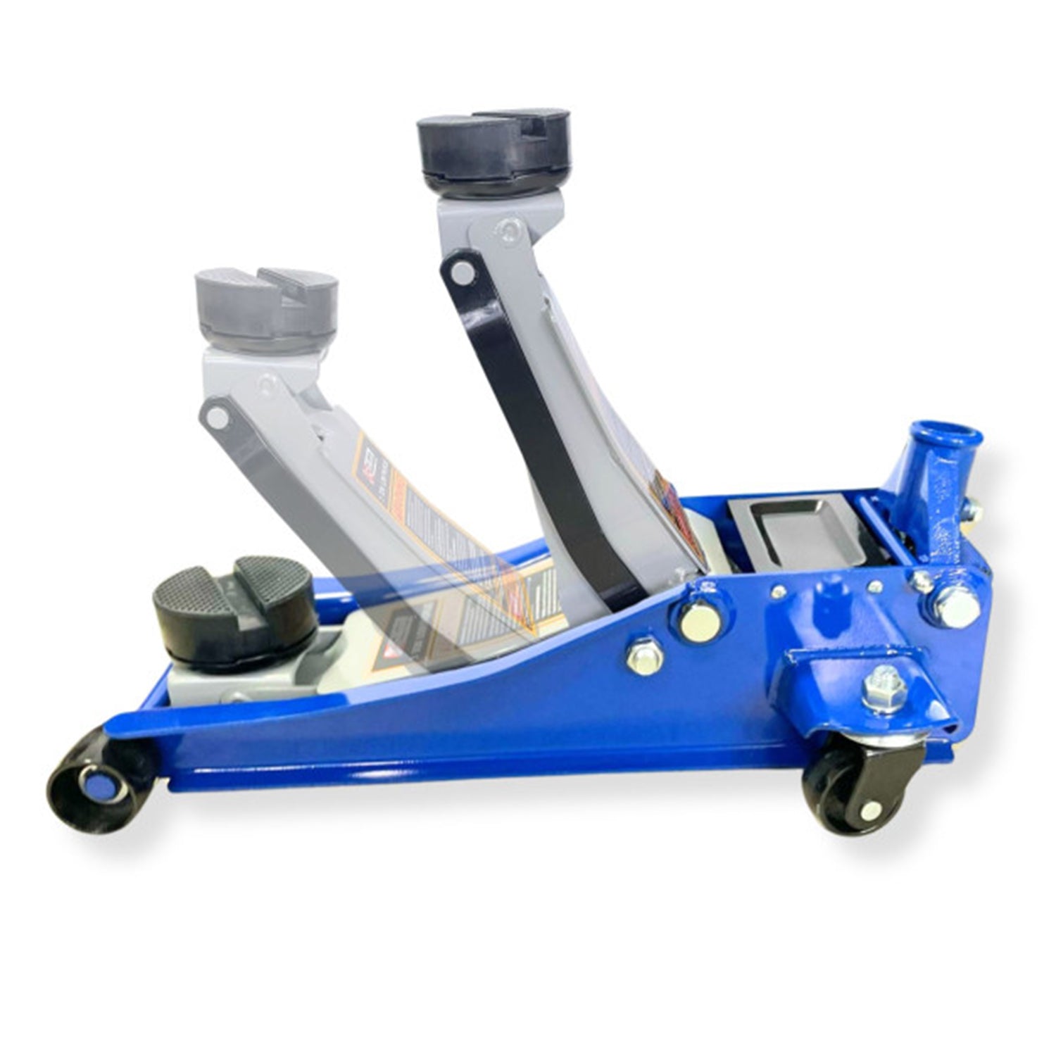 Хидравличен крик тип крокодил, нисък, с двоен цилиндър, 3 т - KB GLOBAL