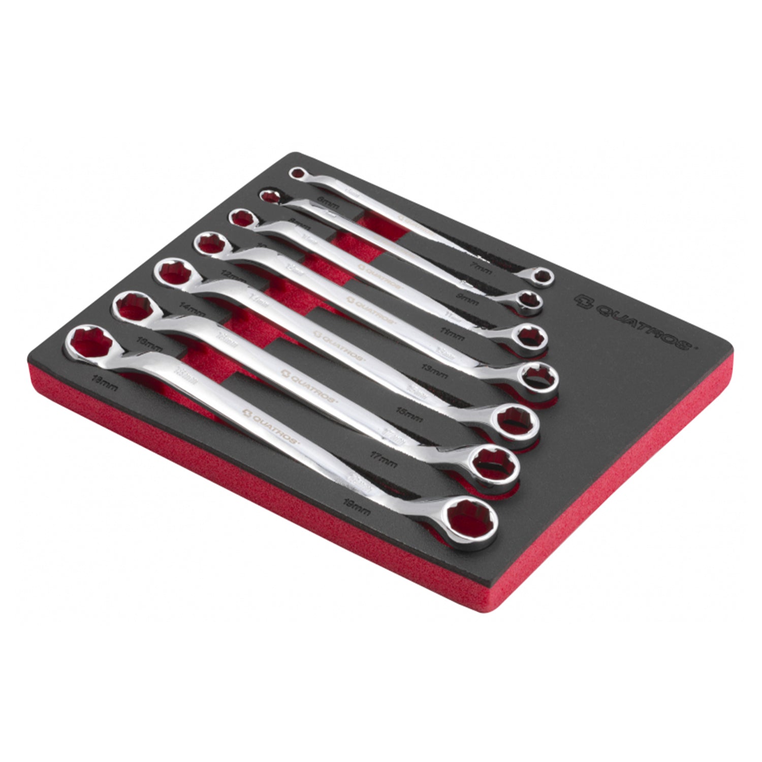 Комплект двойни звездогаечни ключове 6-19 мм 7 бр.