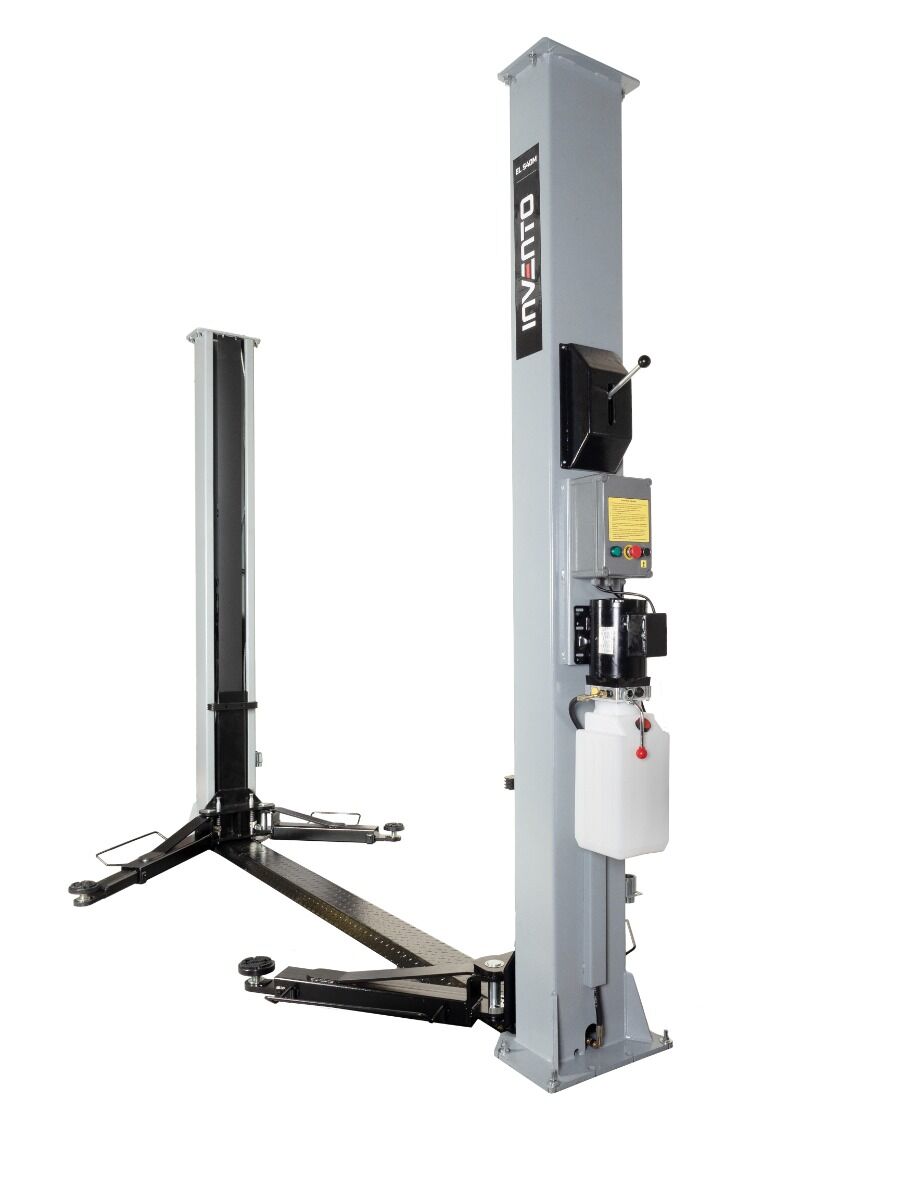 Двуколонен автомобилен подемник 4 т с ръчно освобождаване 230V INVENTO EL S40M