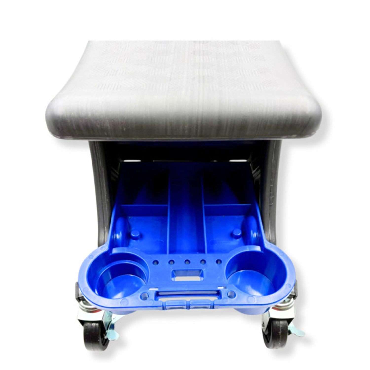 Мобилен стол за сервиз, механик, с поставка за инструменти