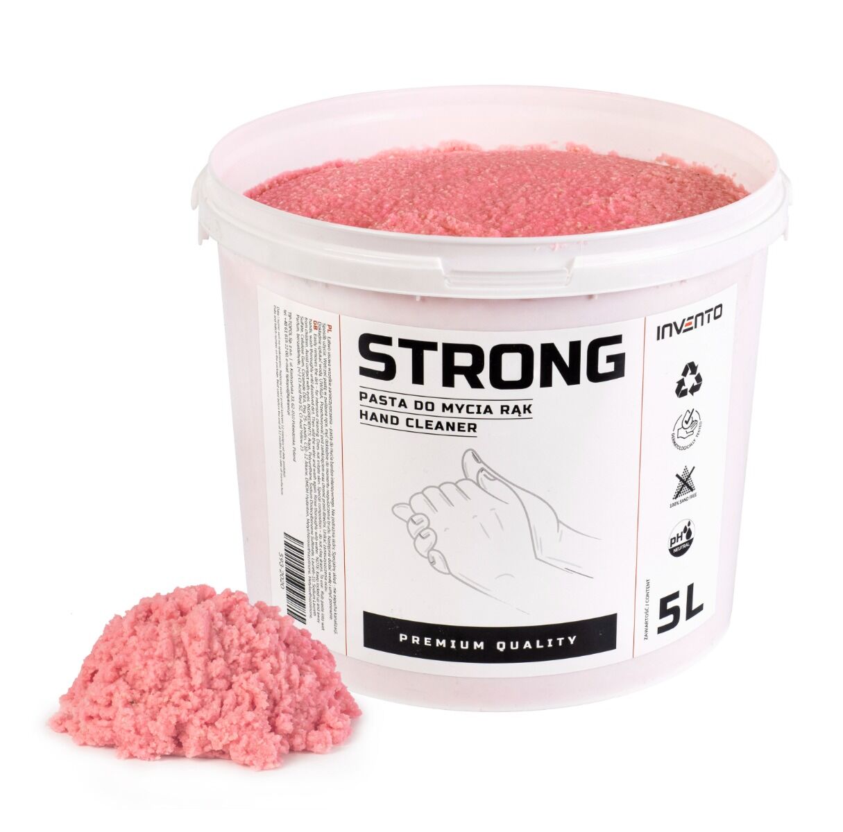 Паста за почистване на ръце 5 л STRONG INVENTO