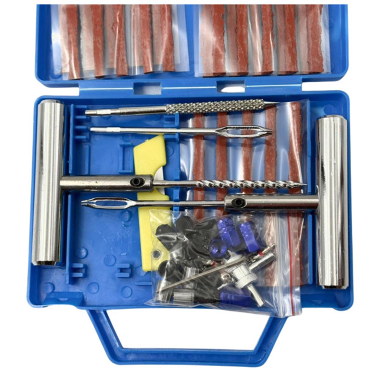 Комплект за ремонт на гуми с шнур, 53 части